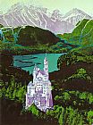 Andy Warhol Famous Paintings - Neuschwanstein